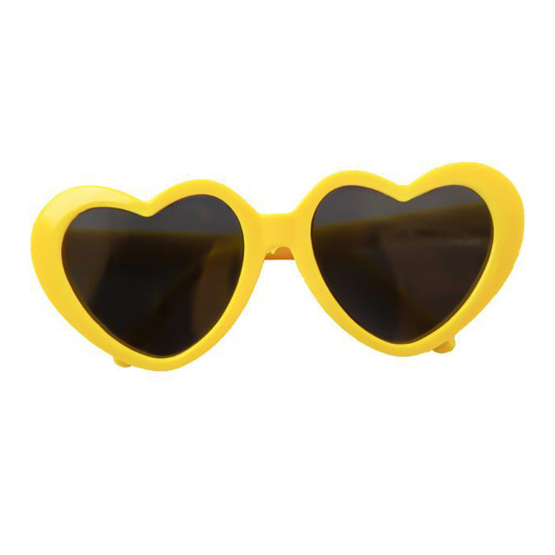 Dog and Cat Funny Heart-Shaped Glasses | Suitable for All Breed Sizes