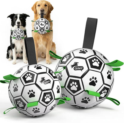 Halloween Dog Toys, Soccer Balls with Straps, 6 Inch Interactive Toys