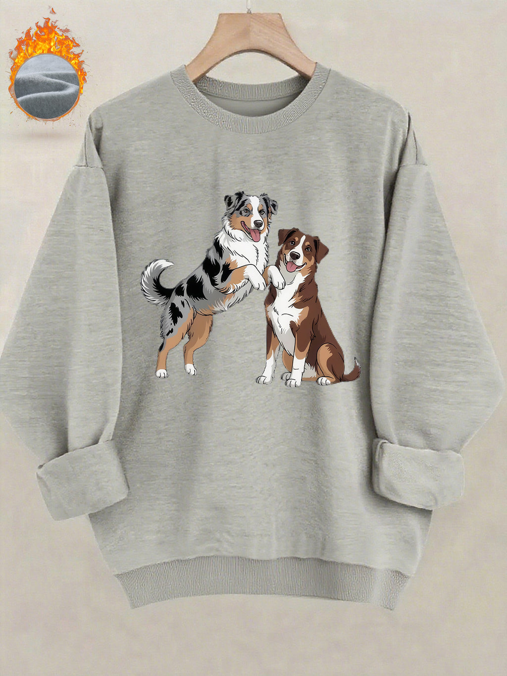Australian Shepherd Dog Print Sweatshirt