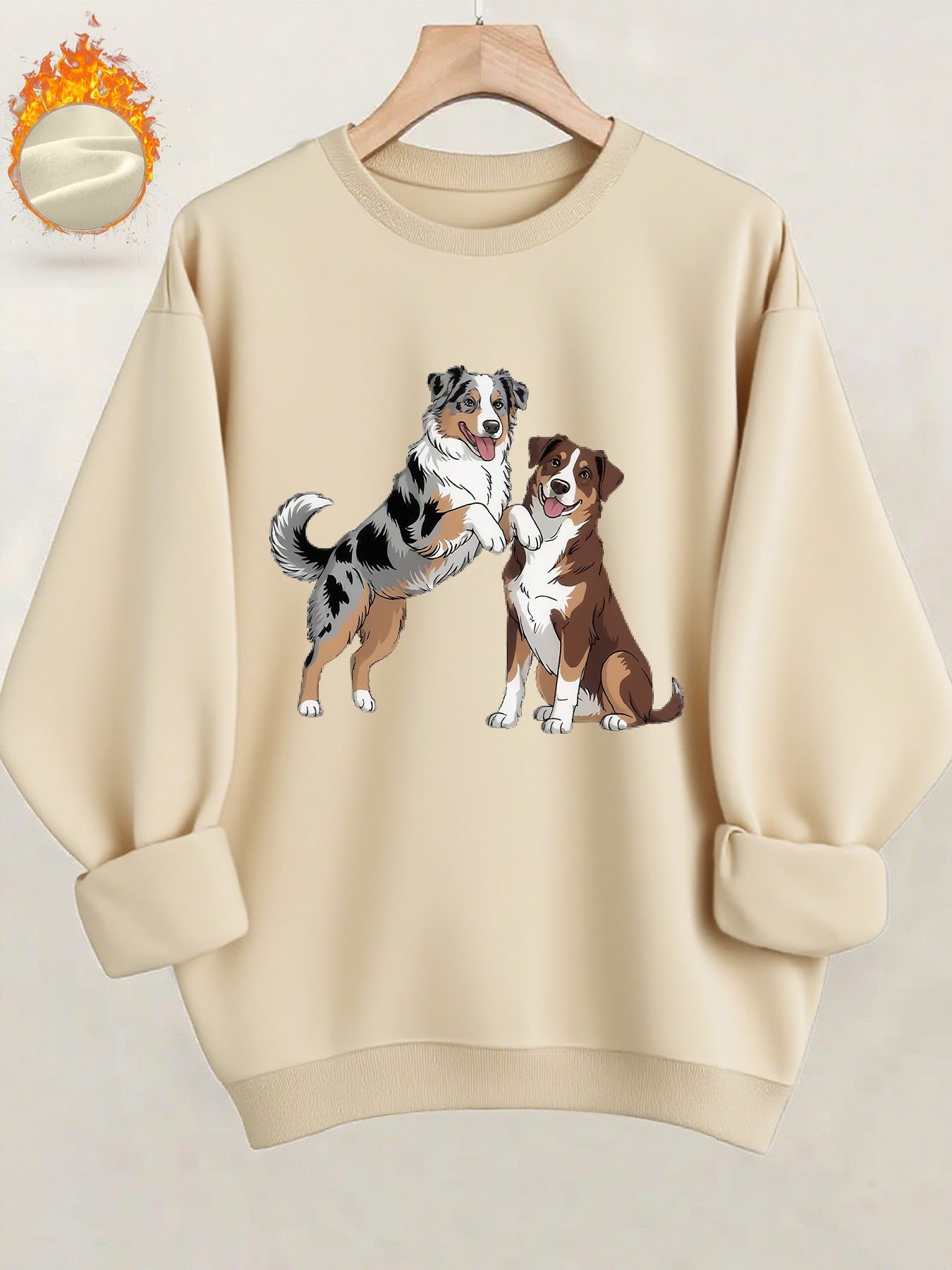 Australian Shepherd Dog Print Sweatshirt