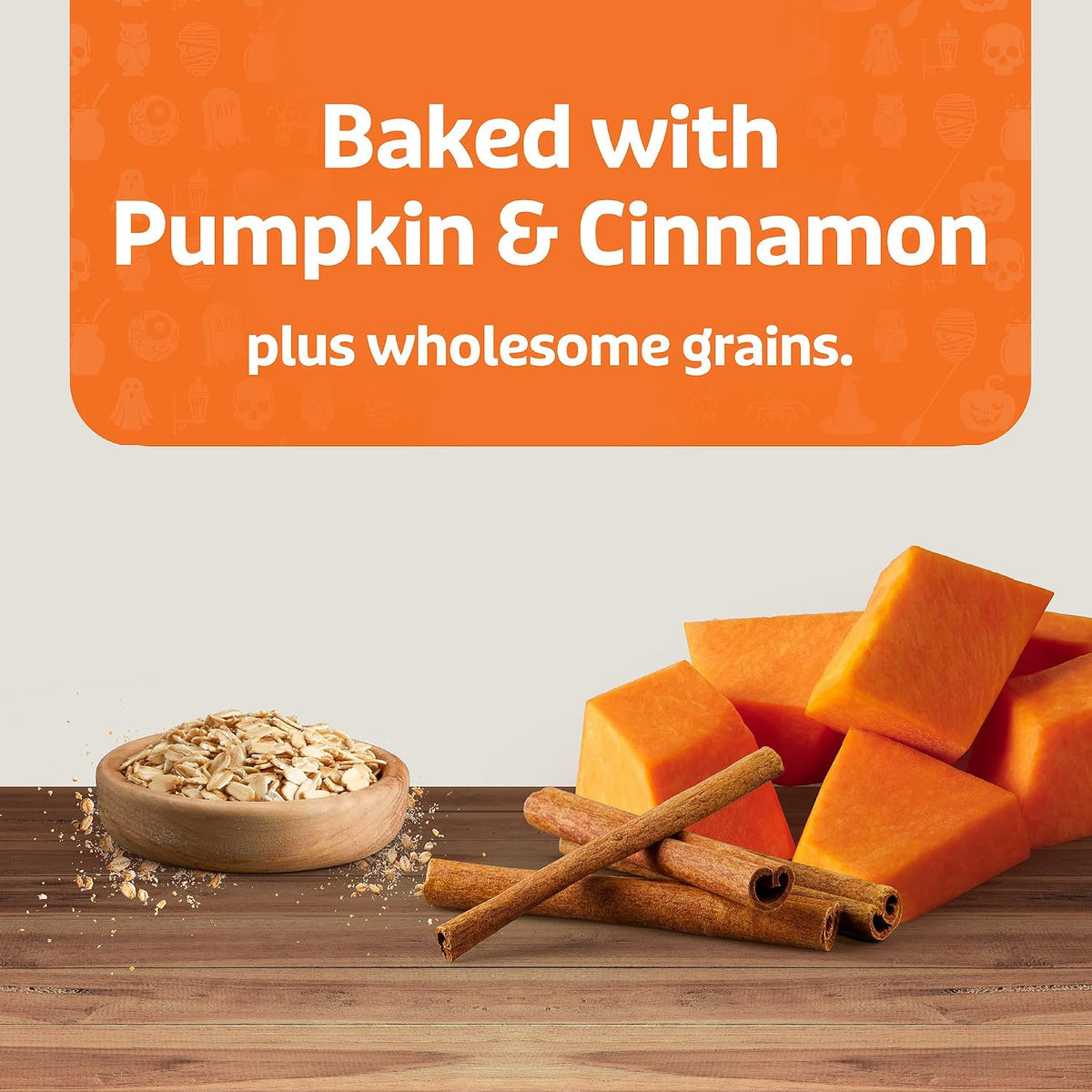 Boo Bars Pumpkin & Cinnamon Dog Biscuits, 11 oz