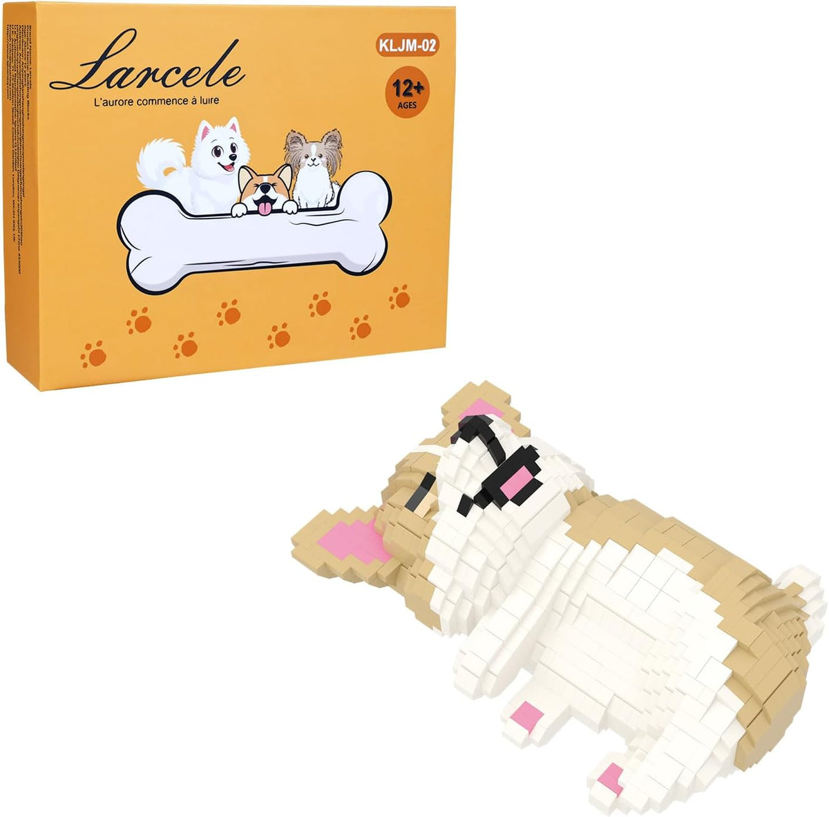 918 Pcs Border Collie 2 Dog Micro Blocks Set for Kids 8+ KLJM-02