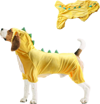 Dog Dinosaur Design Costume Green Pet Clothes for Medium & Large Dog (Green, S)