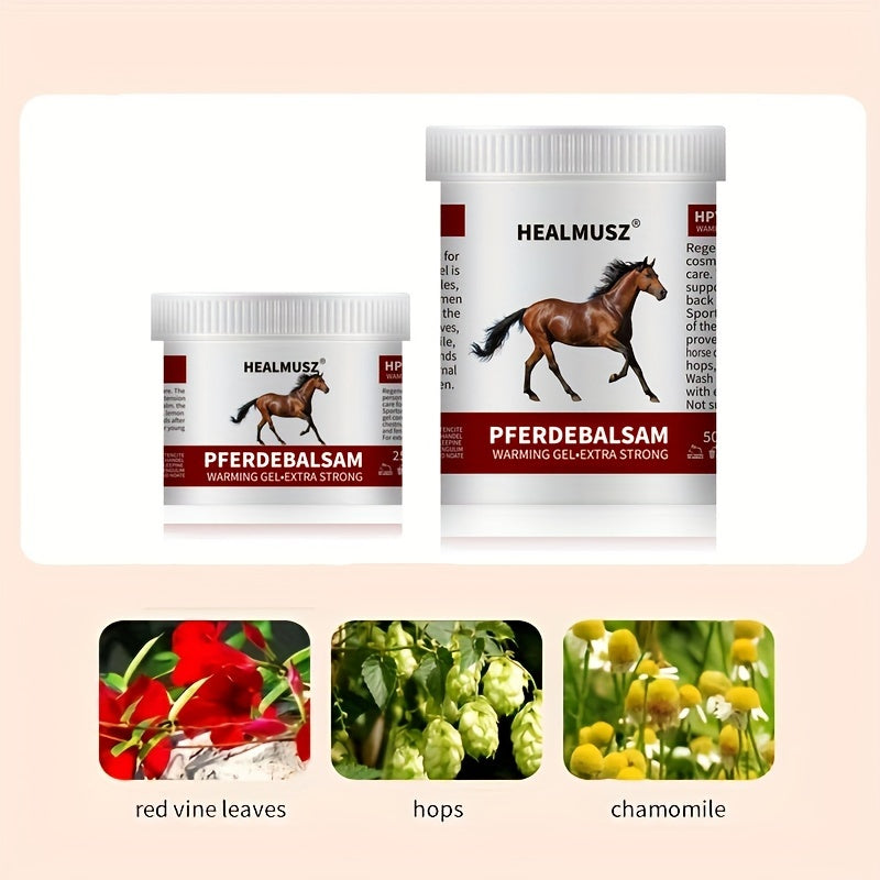 8.45/16.91oz Horse Balm Chestnut Extra Heating Massage Gel for Body &foot&leg Back Care