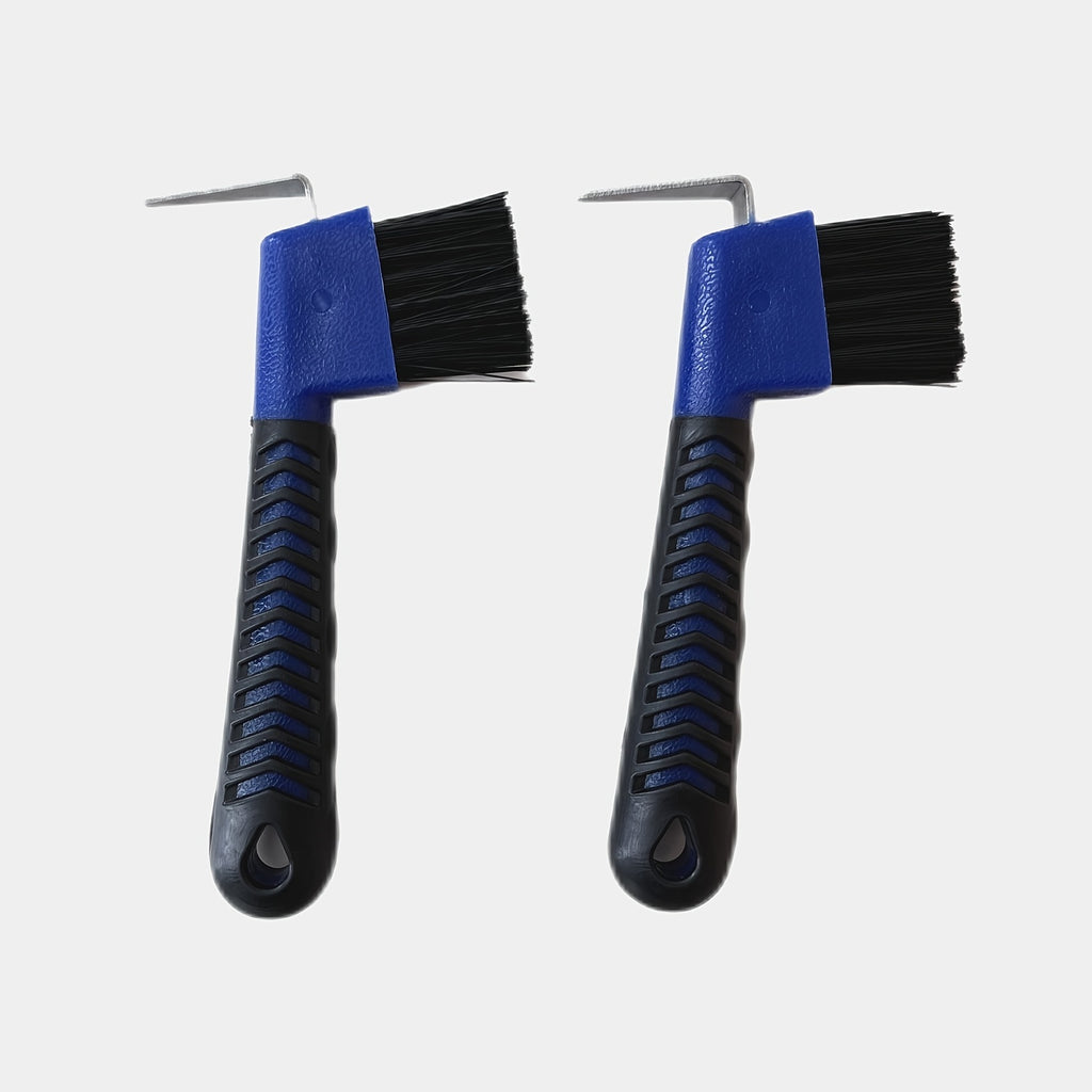 Comfortable Horse Hoof Grooming Tool - Horse Equestrian Brushing Cleaning Horse Hooves Home Work Boots Hoof Rasp Supplies - Durable Metal & Rubber - For Horse Owners & Equestrians - Suitable for Daily Hoof Care - Great Gift f