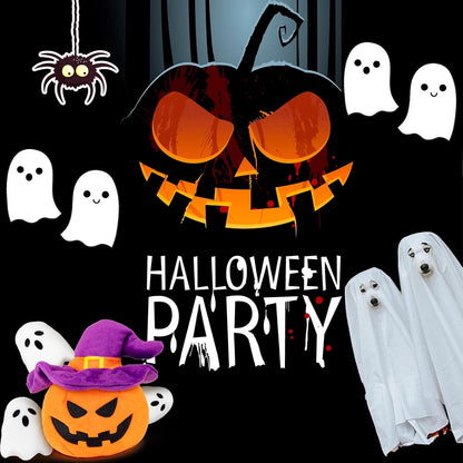 Halloween Dog Toys, Pumpkin Ghost Hide & Seek Squeaky Toy