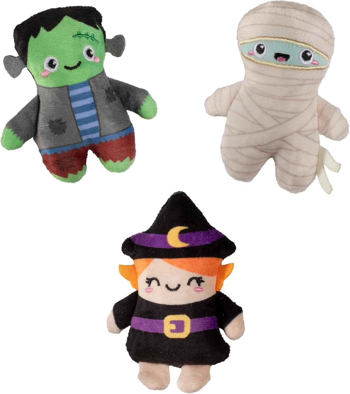 Studio, Creepy CRAWLY Spiders, Small Plush Dog Toy 3PCS Set, PetShop Collection (289479)