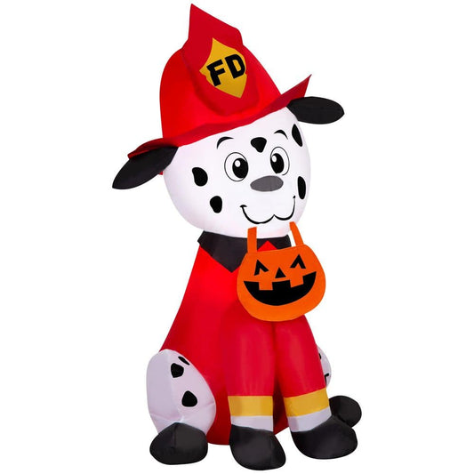 3.5 ft Airblown-Firefighter Dog Halloween Inflatable