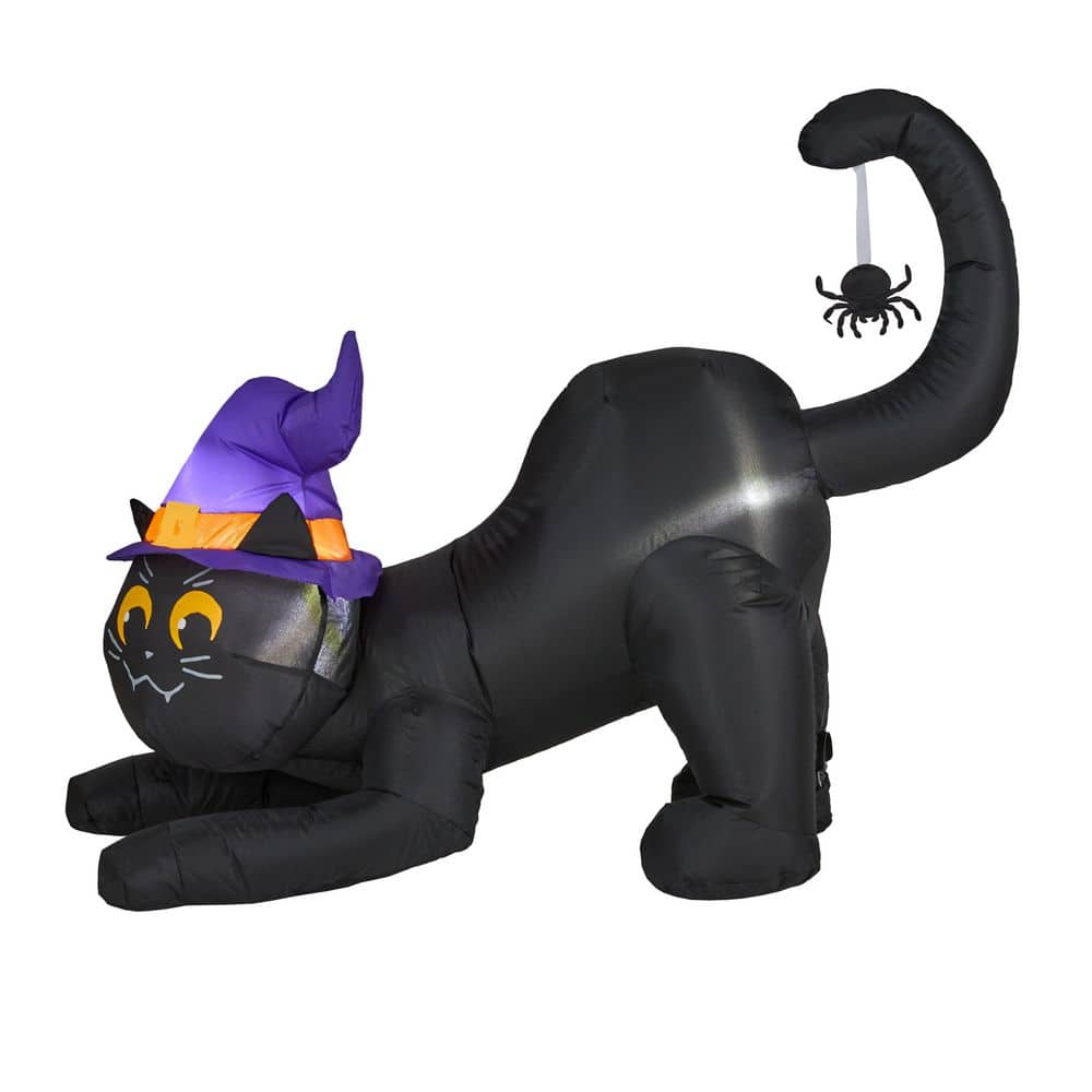 3.5 ft LED Crouching Black Cat Inflatable Airblown® I1